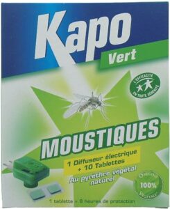 produits anti-moustiques diffuseur anti-moustiques Kapo Vert - stop-nuisible.fr